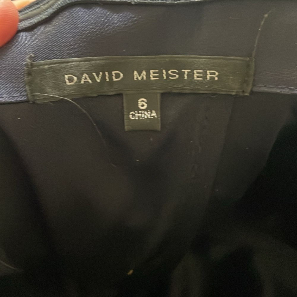 David Meister Strapless Flower Dress Size 6 - Picture 6 of 6